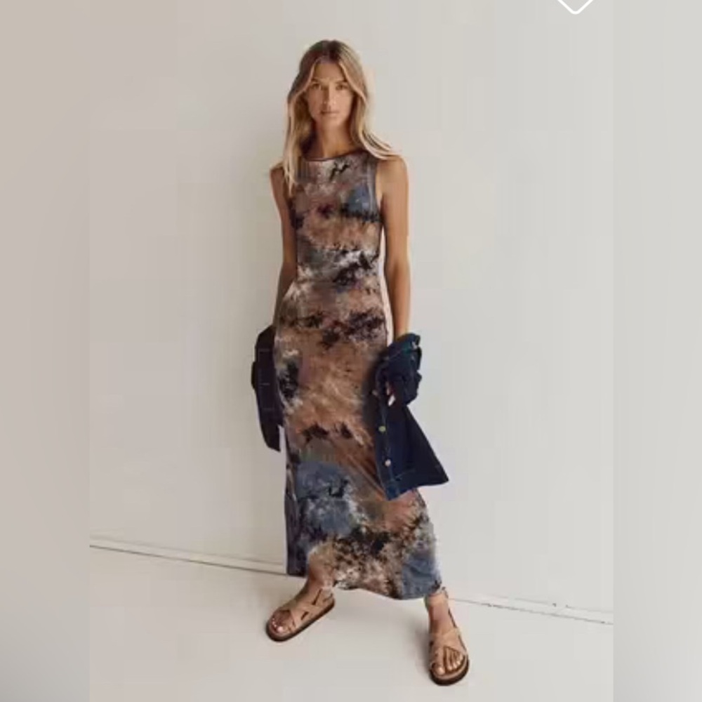 Dissh Millen blue tie-dye dress, size small